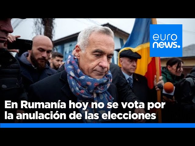 ⁣Anulan las elecciones presidenciales en Rumanía tras las denuncias de interferencia extranjera