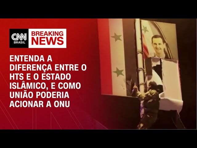 ⁣Entenda a diferença entre o HTS e o Estado Islâmico, e como união poderia acionar a ONU | AGORA CNN