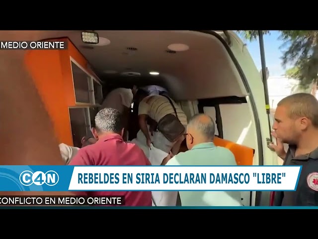 ⁣Los rebeldes en Siria declaran Damasco "libre"