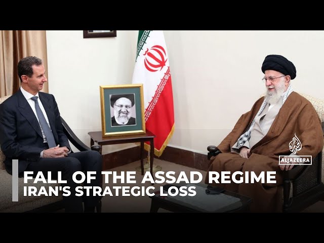 ⁣Iran's strategic loss as Assad regime falls, weakening its link to Hezbollah and regional influ