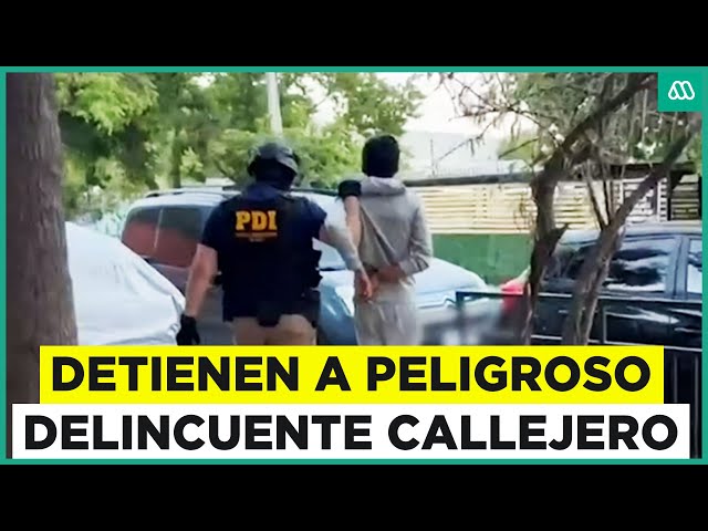 ⁣Detienen a peligroso delincuente callejero