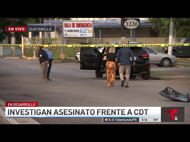 ⁣Ultiman a tiros a un hombre frente a CDT de Guayanilla