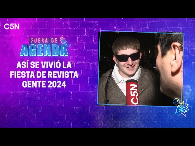 ⁣Así se vivió la FIESTA de la REVISTA GENTE | FUERA DE AGENDA