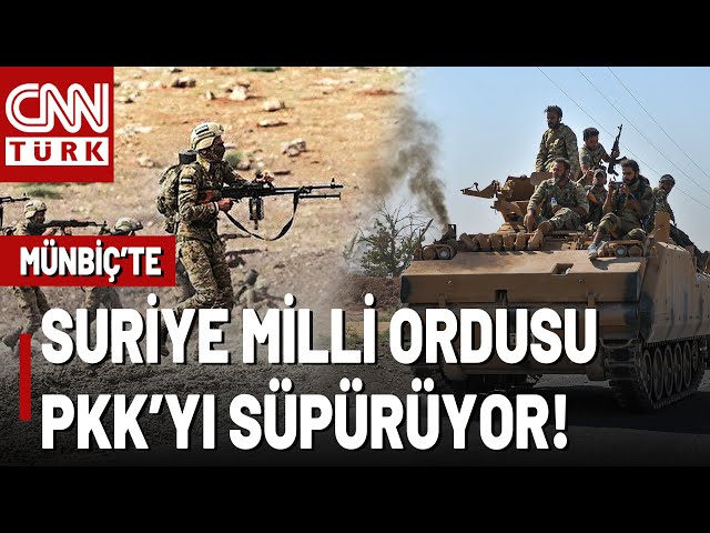 ⁣Suriye Milli Ordusu İlerliyor, PKK Kaçıyor! SMO Münbiç'in Merkezinde