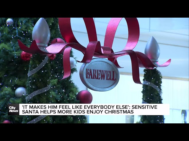 ⁣Sensitive Santa helps children with sensory sensitivities, mobility challenges