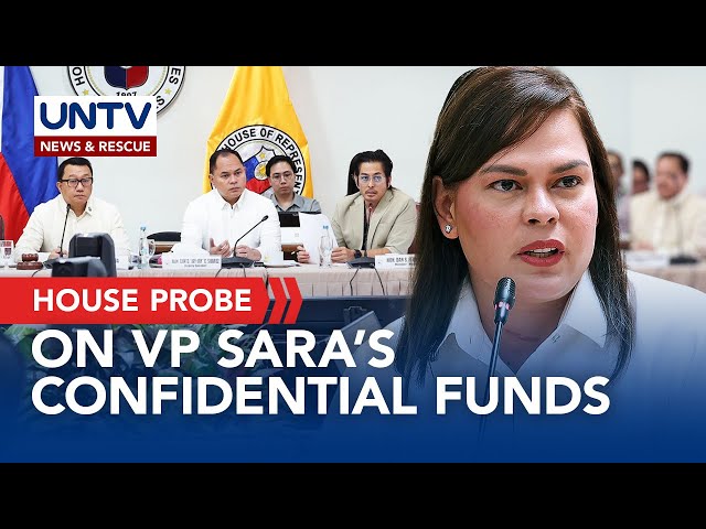 ⁣House panel resumes hearing on utilization of OVP, DepEd confidential funds