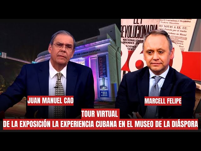 ⁣Marcell Felipe y Juan Manuel Cao nos guían en un tour por la exposición de la Experiencia Cubana