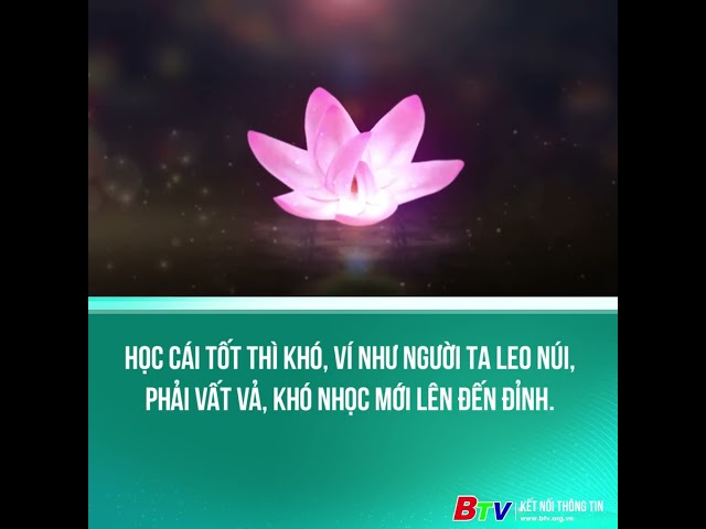 ⁣Học cái tốt thì khó, ví như người ta leo núi, phải vất vả, khó nhọc mới lên đến đỉnh