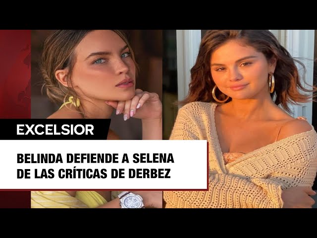 ⁣Belinda defiende a Selena Gomez de las críticas de Eugenio Derbez; "hay que ser un poco más emp