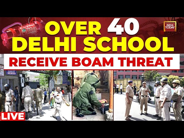 ⁣Bomb Threat To Delhi School LIVE News: 40 Schools In Delhi Get Hoax Bomb Threat Mail, Demand Ransom