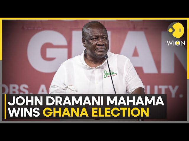 ⁣Ghana: Former President John Dramani Mahama Wins Presidential Election | World News | WION