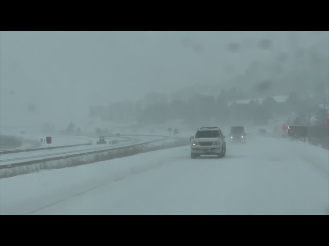 ⁣Winter weather could make high country travel difficult Monday