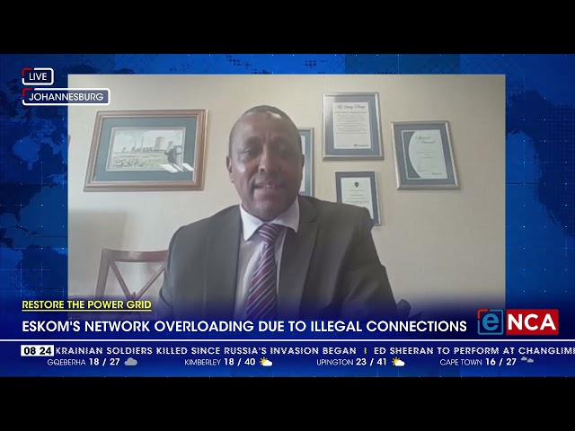 ⁣Restore the power grid | Eskom's network overloading due illegal connections