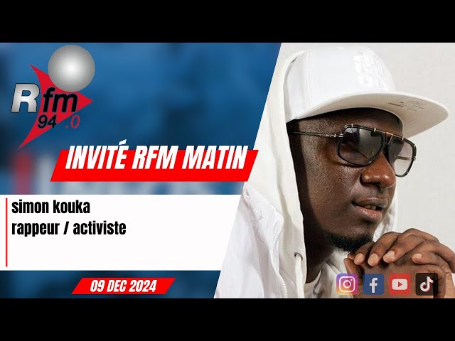 ⁣l'invite de la rfm matin | Simon KOUKA, rappeur/activiste - 09 décembre 2024