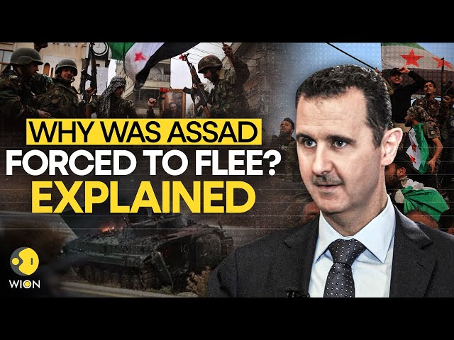 ⁣Syria War: How Did Bashar al-Assad Flee To Moscow While Syrian Rebels Advanced? | WION LIVE