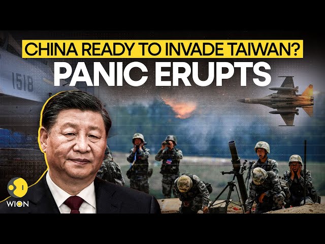 ⁣China-Taiwan War: Fighter Jets Seen Landing In Taiwan, New War On The Horizon? | WION LIVE