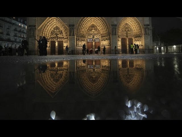 ⁣NO COMMENT: Así ha sido la increíble reapertura de Notre Dame tras el incendio