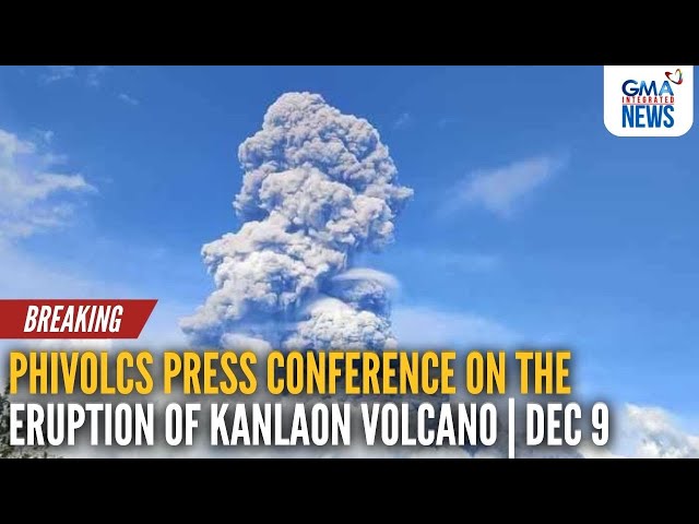 ⁣LIVE: PHIVOLCS press conference on the eruption of Kanlaon Volcano (Dec. 9, 2024) - Replay