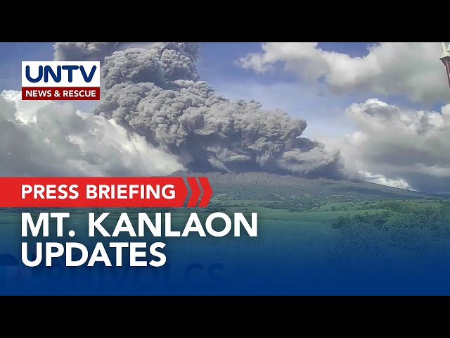 ⁣MT. KANLAON: Phivolcs gives update Monday, Dec. 9; Alert Level 3, hoisted