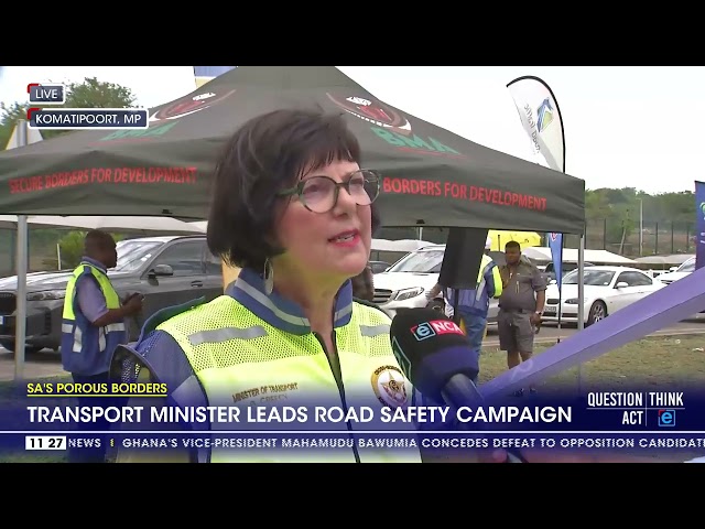 ⁣SA's porous borders | The Obey the Law and Cross Alive campaign at the Lebombo Border Post