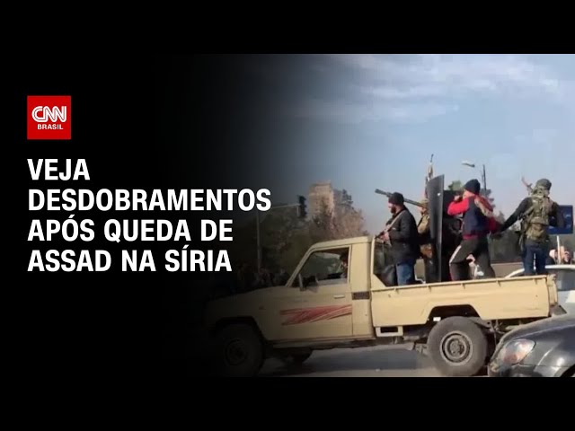 ⁣Veja desdobramentos após queda de Assad na Síria | LIVE CNN