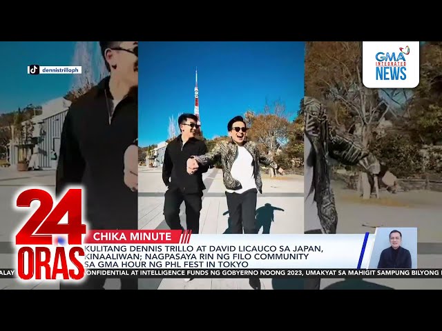 ⁣Kulitang Dennis Trillo at David Licauco sa Japan, kinaaliwan; nagpasaya rin ng Filo... | 24 Oras