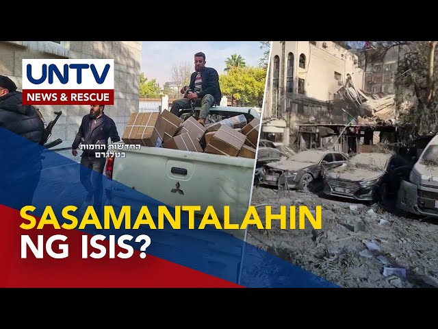 ⁣US, nagbabala sa maaaring pananamantala ng ISIS sa gitna ng kaguluhan sa Syria; Airstrike, inilunsad