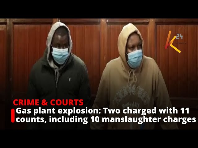 ⁣Gas plant explosion: Two charged with 11 counts, including 10 manslaughter charges