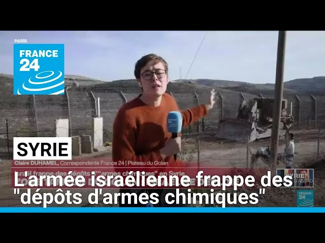 ⁣Syrie : l'armée israélienne se déploie et frappe des "dépôts d'armes chimiques" 