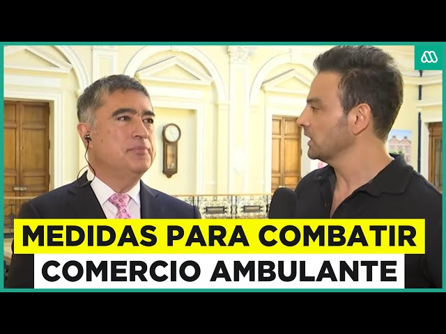 ⁣Mario Desbordes y las medidas para combatir el comercio ambulante