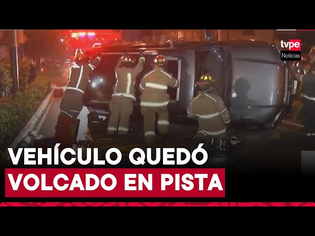 ⁣Múltiple accidente vehicular por exceso de velocidad en Jesús María