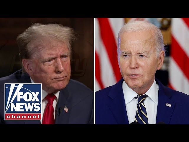 ⁣Trump shuts down NBC host’s question on 'going after' Biden