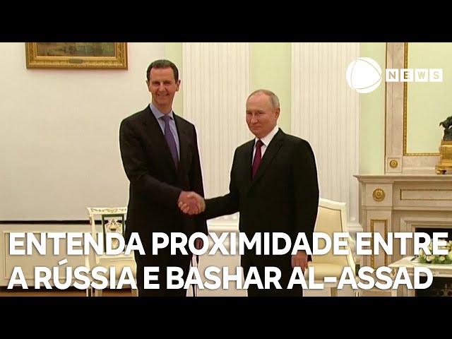 ⁣Entenda proximidade entre a Rússia e a família de Bashar al-Assad