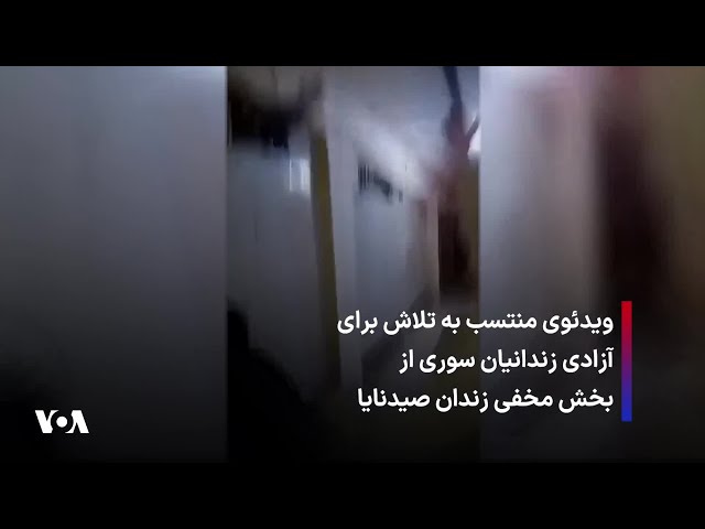 ⁣ویدئوی منتسب به تلاش برای آزادی زندانیان سوری از بخش مخفی زندان صیدنایا