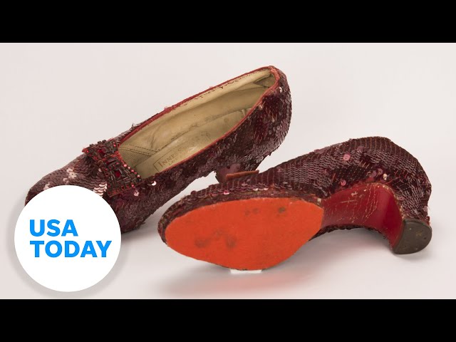 ⁣Judy Garland 'Wizard of Oz' ruby slippers sold at auction | USA TODAY