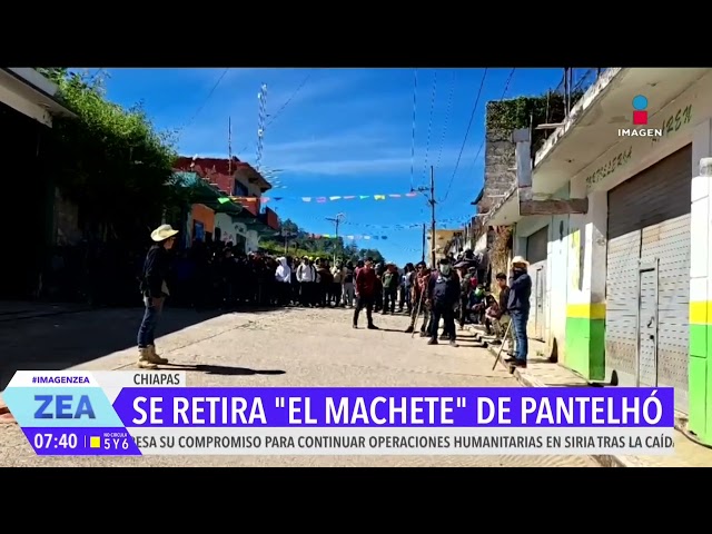 ⁣Integrantes de las autodefensas "El Machete" abandonan Pantelhó, Chiapas