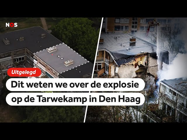 ⁣Reconstructie van de explosie in Den Haag op zaterdag 7 december