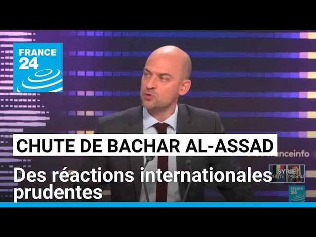 ⁣Chute de Bachar al-Assad : des réactions internationales prudentes • FRANCE 24