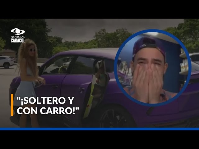 ⁣Hablamos con Michael Mejía, ganador del lujoso Lamborghini de Shakira