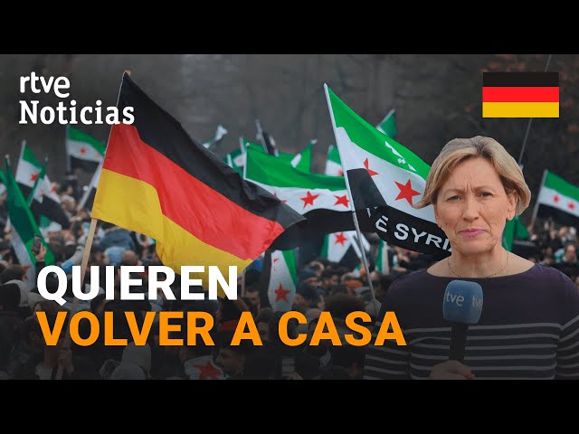 ⁣ALEMANIA: Los REFUGIADOS sirios CELEBRAN la CAÍDA del RÉGIMEN de AL ASAD con la ESPERANZA de VOLVER