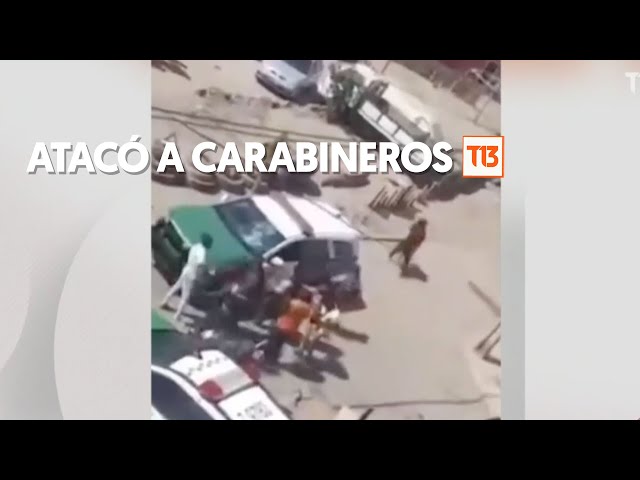 ⁣Colombiano muere tras atacar a Carabineros durante fiscalización