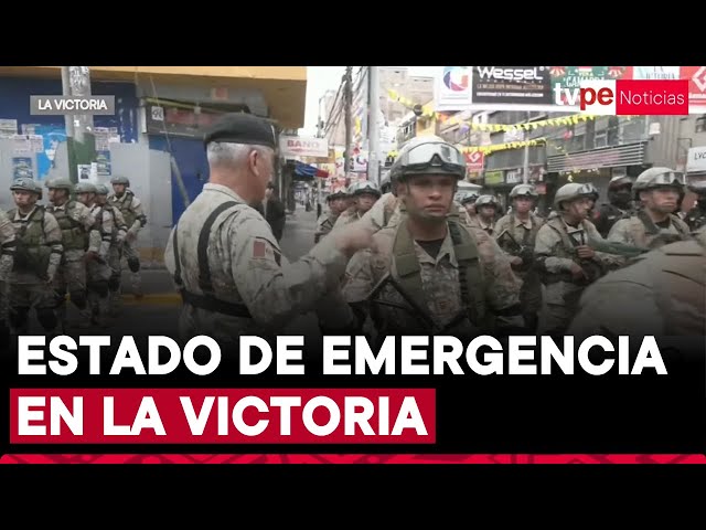 ⁣Gamarra: Policía Nacional del Perú y Fuerzas Armadas refuerzan seguridad en el emporio comercial