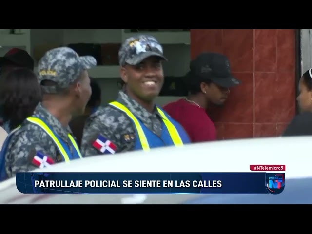 ⁣Comerciantes califican como positiva la presencia de agentes policiales