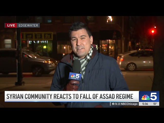 ⁣Local Syrian community reacts to fall of Assad regime