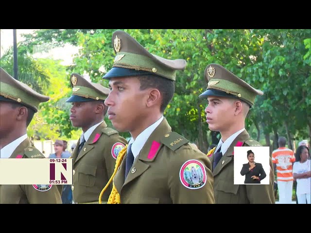 ⁣Ceremonia militar a próceres de la independencia de Cuba