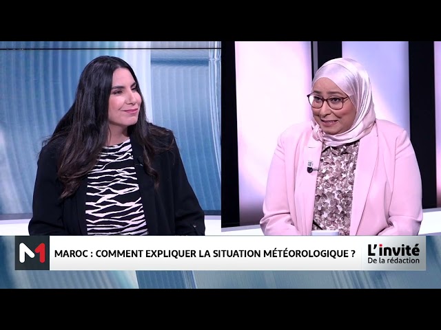 ⁣Zoom sur la situation météorologique avec Khadija Kabidi