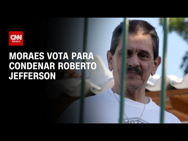 ⁣Moraes vota para condenar Roberto Jefferson | CNN 360°