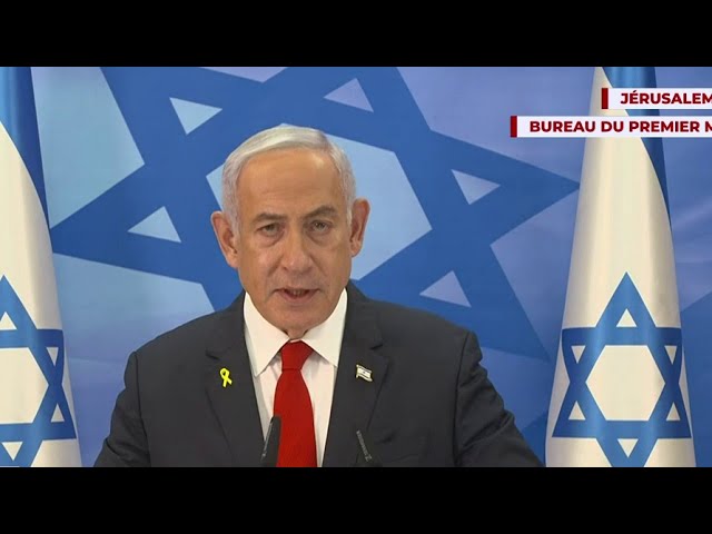 ⁣Syrie, otages, Gaza : conférence de presse de Benjamin Netanyahou