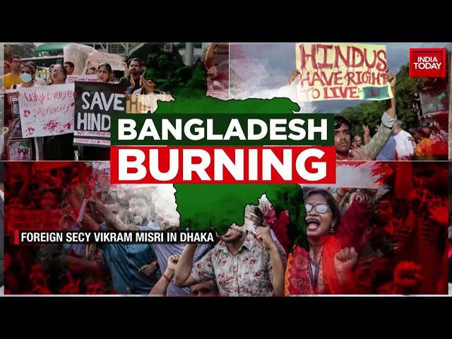 ⁣Hindus Suffering In Bangladesh: India Urges Bangladesh To Protect Minorities Amidst Diplomatic Talks