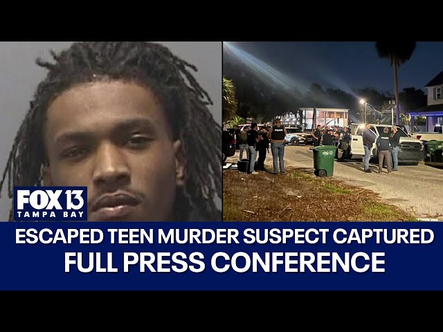 ⁣Florida Teen murder suspect who escaped detention center found with parents: TPD